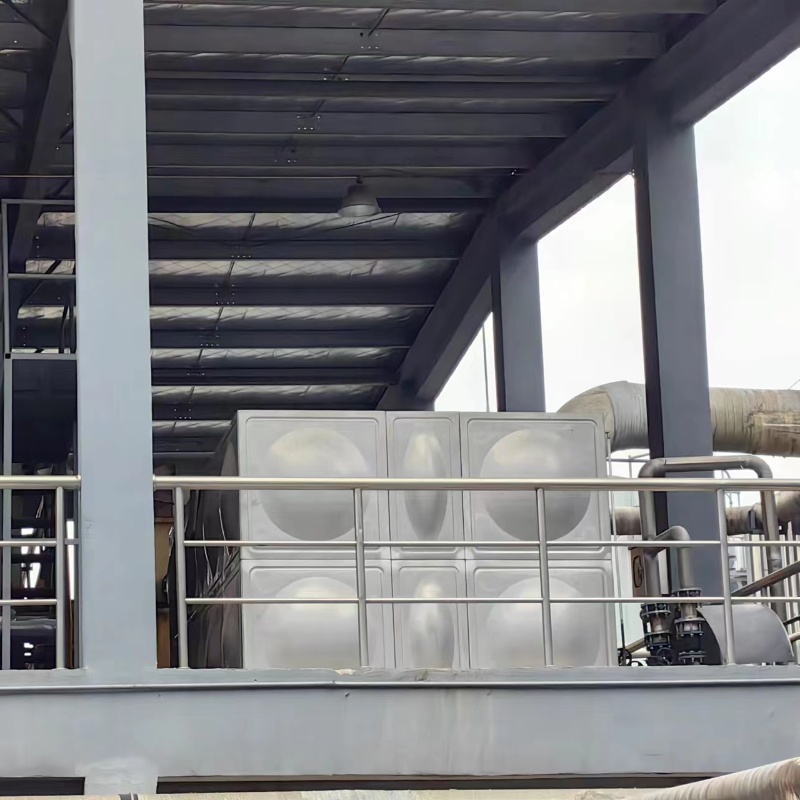 濟南不鏽鋼水箱安裝完成