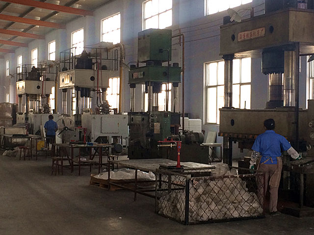 裝配式玻璃鋼消防水箱生産車間